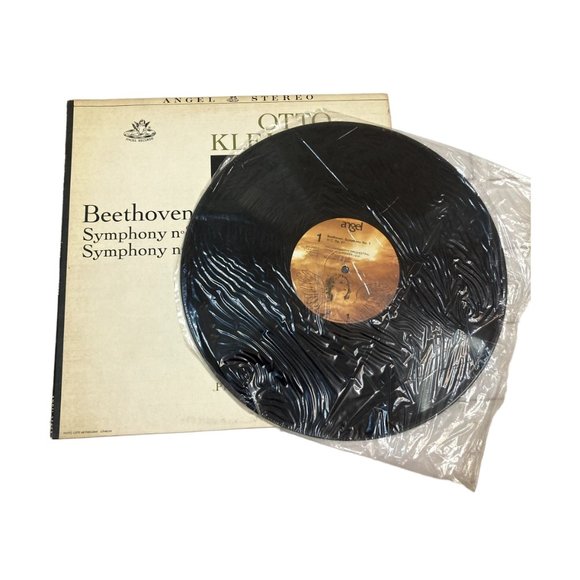 Vintage Classical Vinyl Beethoven Symphony No.1 & 8 Otto Klemperer - Picture 3 of 4